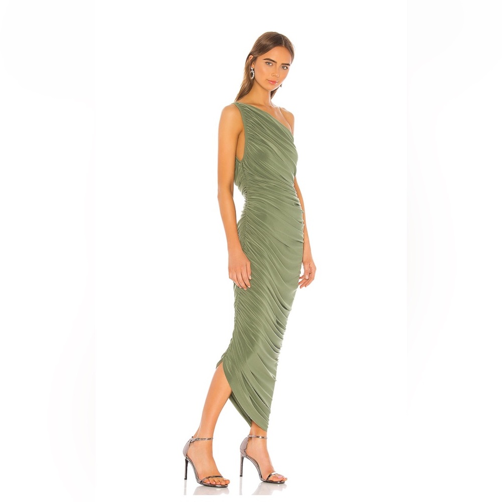 Norma Kamali Diana Gown in Celadon size Medium